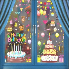 Happy Birthday Window Clings,131Pcs Birthday Decorations Stickers,Unique Birt…