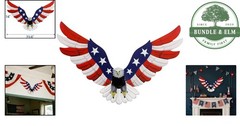 Independence Day Decorations, Metal Eagle Wall Art for Indoor Bedroom or Outdoor