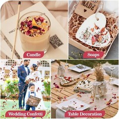 Wedding Confetti Dried Flowers – Dried Flower Petals for Weddings Natural Rea…