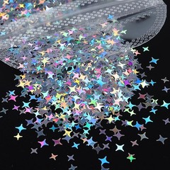 2000 PCS Star Confetti Happy Birthday Theme Table Centerpiece Silver Decor DIY