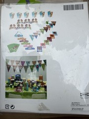 IKEA Overlagsen 27 Piece Nature Animal Party Decoration Birthday Kit FAST SHIP