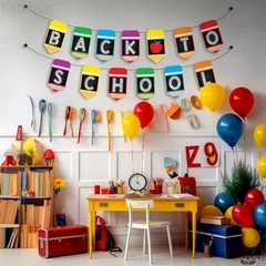 Back To School Banner – 10 Feet Pre Assembled, Pencil Banner For Welcome Back…