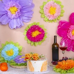 Party Tissue Pom Poms