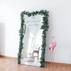 3Pcs Fake Eucalyptus Vines, 6.5FT Silk Ivy Garland, Odorless Lush Green Leaves