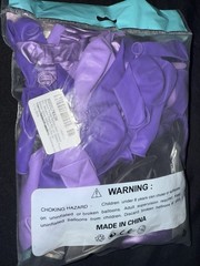 Balloon Arch Garland Kit, Mostly Purples, 133 Pieces, New/unopened