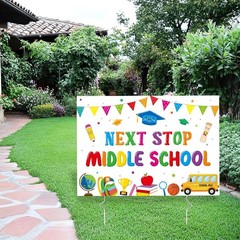 Celebrate with Style: 5th Grade Graduation Yard Sign – Next Stop Middle School!