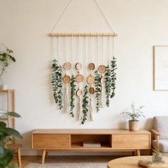 Artificial Eucalyptus Greenery Leaves Plants Wall Hanging Bedroom Home Decor