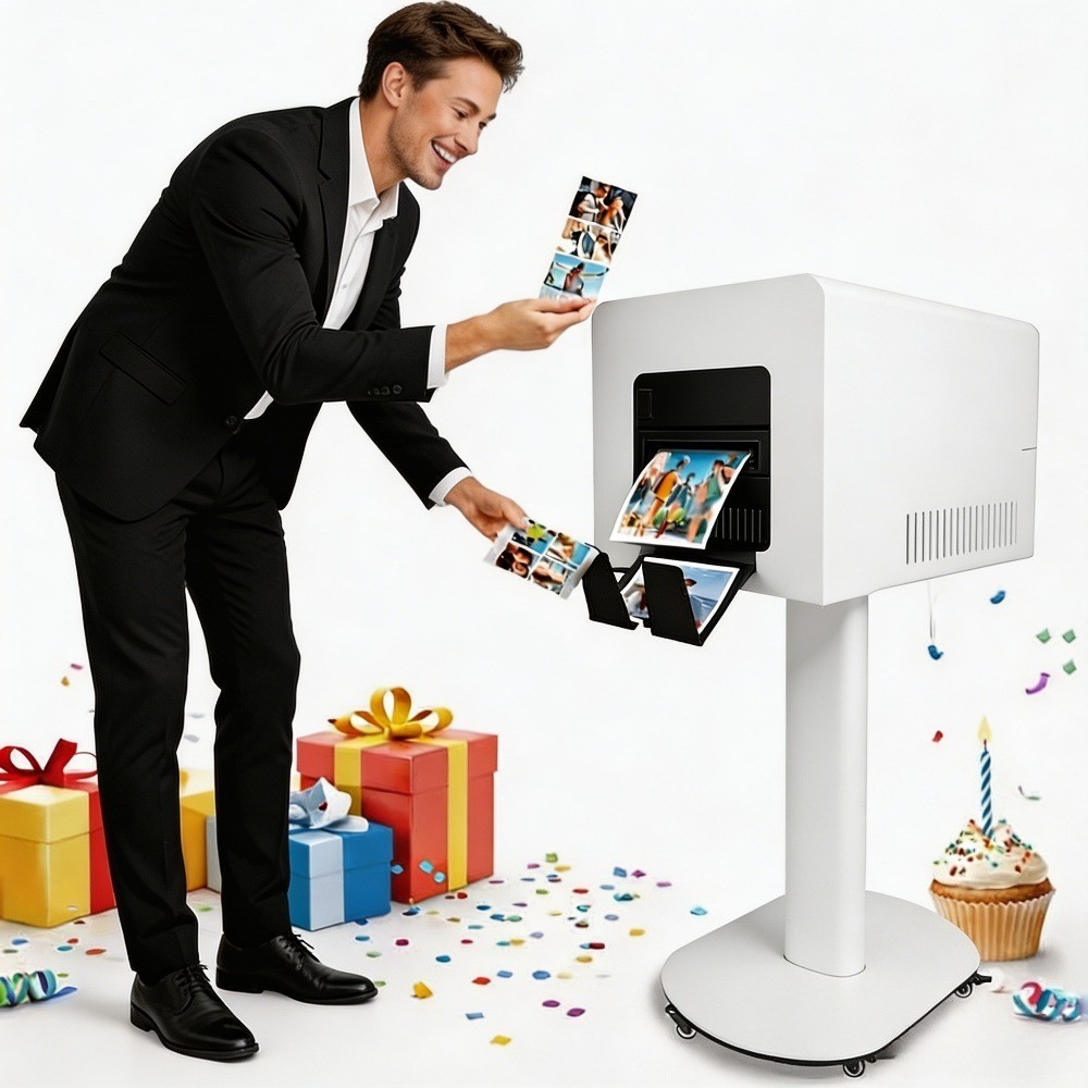 Portable Photo Booth Compatible for Ipad & Camera PhotoBooth Machine Stand Shell