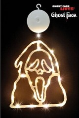 Ghost Face Window Light Scream Halloween Party Reusable Illuminated Decoration