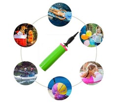 ouyili Balloon Pump Handheld Two Way Dual Action Hand Blower Air Pumper for