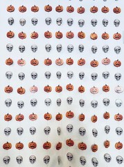 10pc Halloween Pumpkin Skull Garland 8ft Hanging Streamers Spooky Party Decor