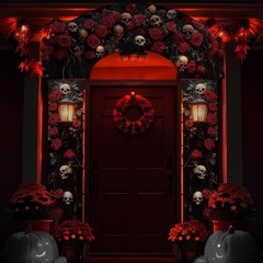 3 Pcs Halloween Cemetery Archway Halloween Cemetery Banners Gothic Outdoor Ba…