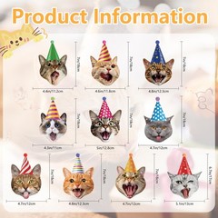 Cat Banner Party Decorations for Backdrop Cat Happy Banner Garland Sign for G…