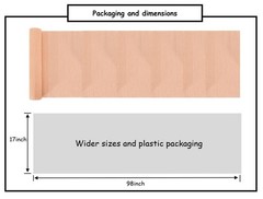 Crepe Paper Roll, 17 Inch Wide, 8.2ft Length, Festival Decor, White