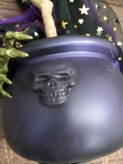 Halloween Decoration 1.4 ft 17″ Animated Witches Light Cauldron Presence New