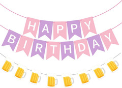 Happy Anniversary Banner Gold Glitter Banner for Anniversary Party Birthday Wedd