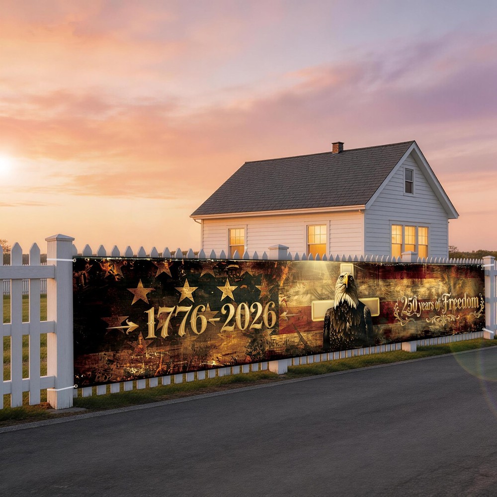 US 250 Banner – 250th Anniversary American Banner,We The People 1776-2026 Patrio