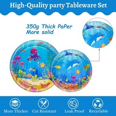 Complete Sea Animal Party Package – 120 High-Quality Eco-Friendly Decorations