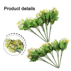 Customizable 28 Heads Silk Daisy Flowers for Beautiful Event Arrangements