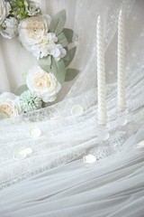 300pcs Rose Petals Ivory Faux Silk Flower Petals for Wedding Flower Girl Bask…
