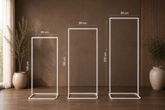 Wedding Signage Holder, Minimalist Metal Banner Stand,Freestanding Welcome Sign