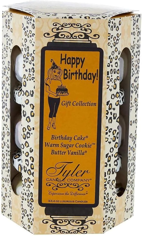 Tyler Candle Happy Birthday Gift Collection Multicolor