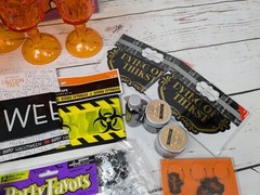 Target Halloween Themed Party Supplies Decorations Decor Spooky Skull Mask Glow