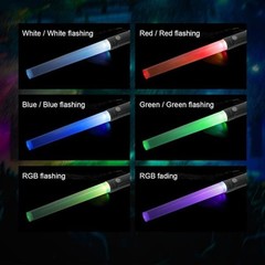 Glow Sticks Bulk, 25 Pcs LED Light Up Glow Sticks with 10 Modes