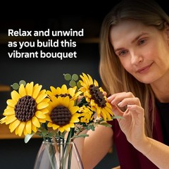 LEGO 11502 Botanicals Sunflower Bouquet – Faux Sunflowers & Eucalyptus Stems