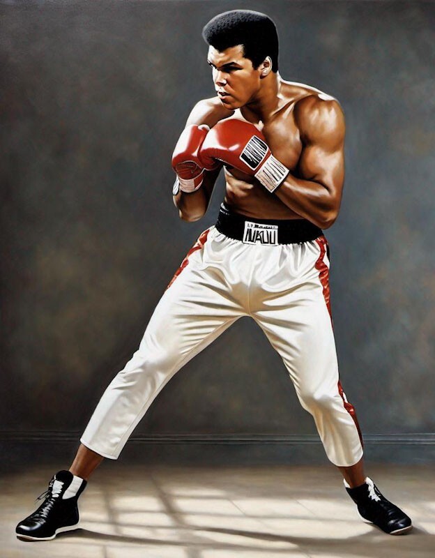 Muhammad Ali Inspired Fan Art