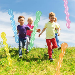Sumind 100 Pcs 40» Latex Spiral Balloons Colorful Twisted Long Assorted Colors