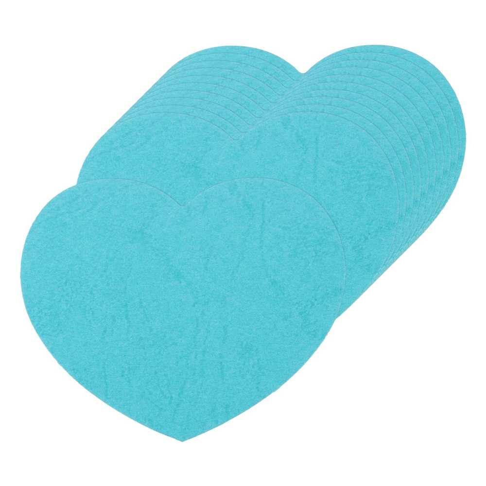 Heart Paper Cutouts 100 Pack 2.5 Inch Blue Valentine’s Day Classroom