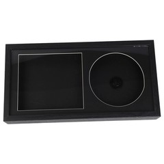 Artisan Made Solid Wood Frame for Showcasing Album Covers in Elegant Style