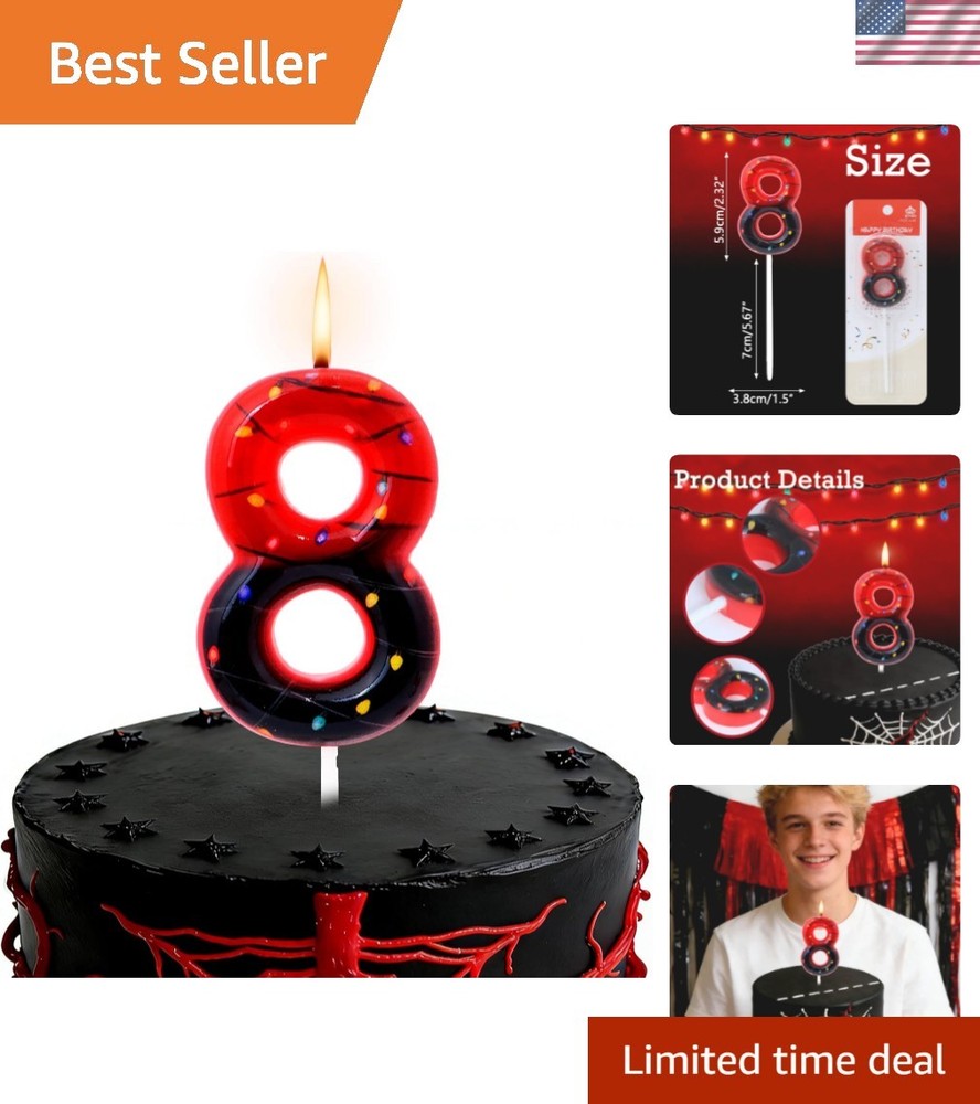 Stranger Theme Birthday Candle, Birthday Party Decoration Candle, Things Part…