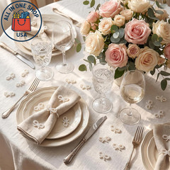 Pearl Table Decor for Weddings, Parties, and Crafts – Faux Bead Charms 400 Pcs
