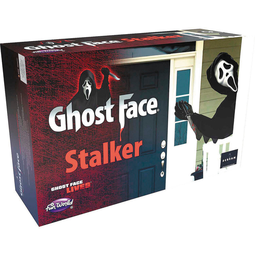 Ghost Face Tree Stalker Halloween Outdoor Decoration – Fun World