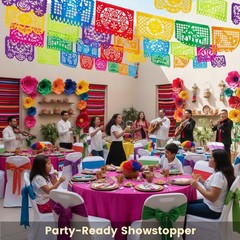 3 Packs 54 Ft Mexican Cinco De Mayo Party Decoration, Fiesta Party Decoration…