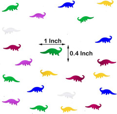 Dinosaur Confetti Metallic Foil Scatter for Dino Theme Birthday Party Celebratio
