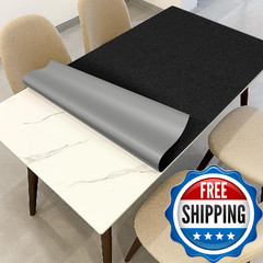 Warmstar Leather Table Cover 20×36 Inch PVC Waterproof Non-Slip Desk Protector D