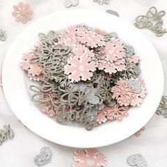 Blopee 200PC Winter Snowflake Baby Shower Table Confetti Pink Winter Wonderla…