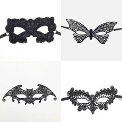 Half New Eye Mask Sexy Halloween Bar Lace Mask Popular Party Props Face