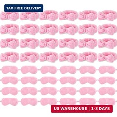 Maiteenly 48 Pieces Spa Sleepover Party Favors Supplies Include Spa Headband Sle