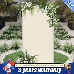 Freestanding Wedding Backdrop Stand Gold&Beige Backdrop Frame With Solid Base