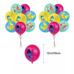 Trolls Theme Birthday Party Supplies Set Balloons Banner Cake Toppers US Stock