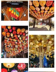 Chinese Style Hanging Lantern Waterproof Cloth Lanterns Party Festiva Decor