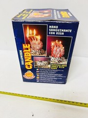 Halloween Candle Tomb With Skeleton Vintage New!!!