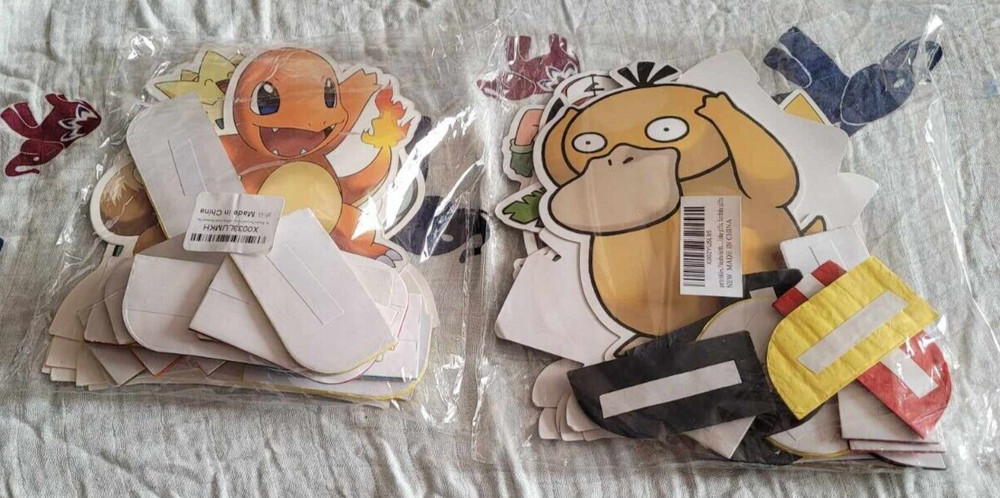 new POKEMON birthday CENTERPIECES pikachu squirtle ash choice of variation