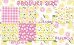 Pink Lemon Party Supplies,40Pcs Lemon Party Napkins Summer Fruit Party