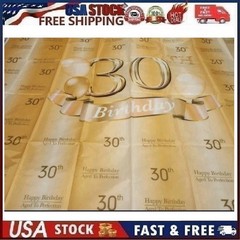 4X6ft Gold 30th Birthday Aged to Perfection Photography Backdrop