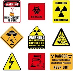 9PCS Vibrant Science Party Decorations – Mad Scientist Theme for Kids’ Birthdays
